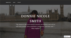 Desktop Screenshot of donnienicole.com
